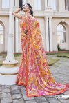 Chhanchhan By Vallabhi Georgette Abstract Printed Saree Wholesale In India